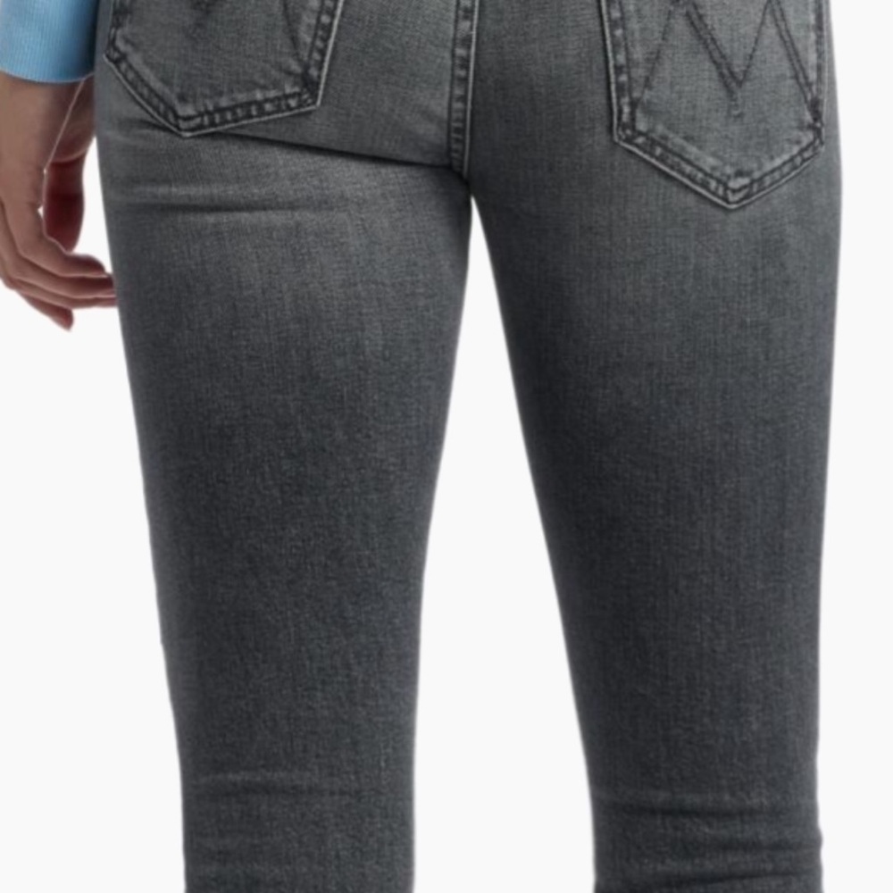 MOTHER Women's Charcoal  Jeans
